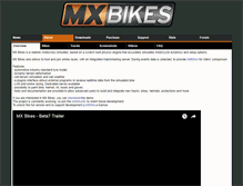 Tablet Screenshot of mx-bikes.com